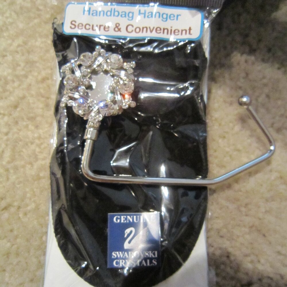 Genuine Swarovski Crystal Table Purse Hook